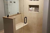 Adorable master bathroom shower remodel ideas 12