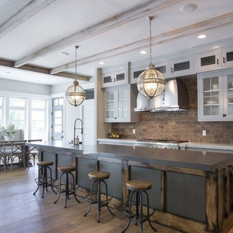 49 Adorable Rustic Farmhouse Kitchen Design Ideas