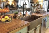 Adorable rustic farmhouse kitchen design ideas 42