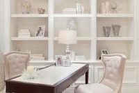 Cozy and elegant office décor ideas 04