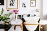 Cozy and elegant office décor ideas 37