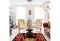 Cozy bohemian living room design ideas 04
