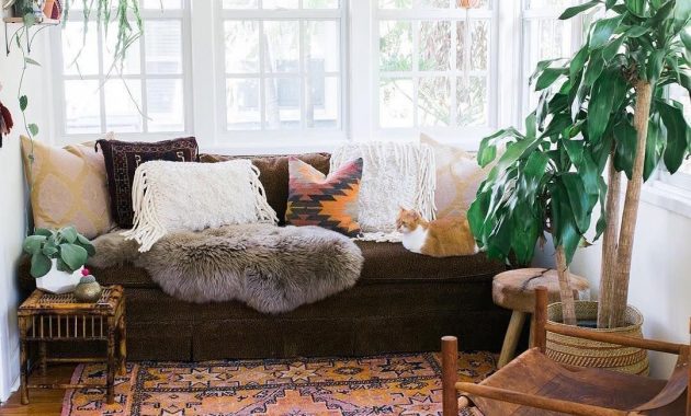 45 Cozy Bohemian Living Room Design Ideas | ZYHOMY