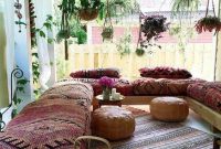 Cozy bohemian living room design ideas 35