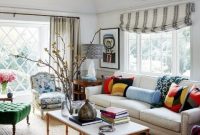 Cozy bohemian living room design ideas 45