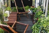 Creative diy small apartment balcony garden ideas 21