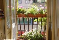 Creative diy small apartment balcony garden ideas 22