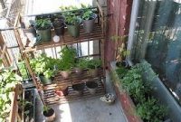 Creative diy small apartment balcony garden ideas 29