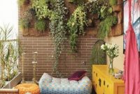 Creative diy small apartment balcony garden ideas 36