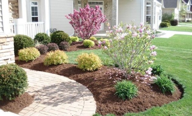 Easy and low maintenance front yard landscaping ideas 40