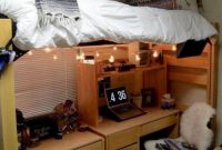 Efficient dorm room organization decor ideas 09