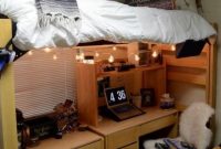 Efficient dorm room organization decor ideas 47