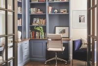 Elegant blue office decor ideas 31