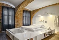 Elegant exposed brick apartment décor ideas 04