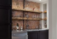 Elegant exposed brick apartment décor ideas 10