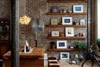 Elegant exposed brick apartment décor ideas 12
