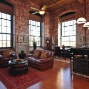 Image showcasing 49 Elegant Exposed Brick Apartment Décor Ideas