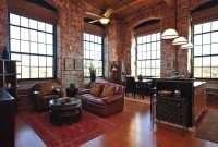 Elegant exposed brick apartment décor ideas 19
