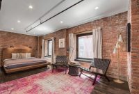 Elegant exposed brick apartment décor ideas 25