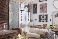 Elegant exposed brick apartment décor ideas 35