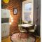 Elegant exposed brick apartment décor ideas 46