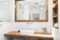 Gorgeous bathroom vanity mirror design ideas 15