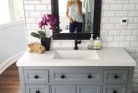 Gorgeous bathroom vanity mirror design ideas 23