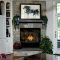Inspiring corner fireplace ideas in the living room 22