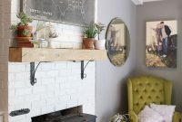 Inspiring corner fireplace ideas in the living room 28
