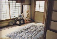 Modern but simple japanese styled bedroom design ideas 04