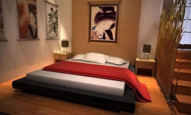 Modern but simple japanese styled bedroom design ideas 39