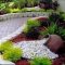 Rsimple rock garden decor ideas for front and back yard 08