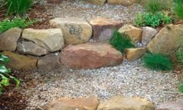 47 Simple Rock Garden Decor Ideas For Front And Back Yard - ZYHOMY