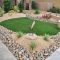 Rsimple rock garden decor ideas for front and back yard 18