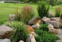 Rsimple rock garden decor ideas for front and back yard 36