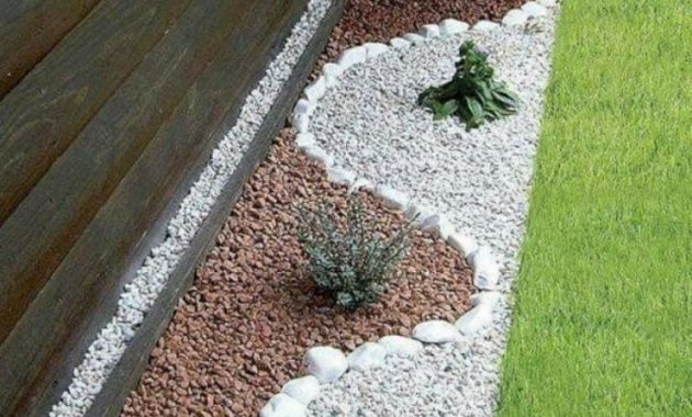 Rsimple rock garden decor ideas for front and back yard 42