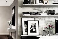 Relaxing black and white apartment décor ideas 19