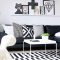 Relaxing black and white apartment décor ideas 33