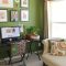 Relaxing green office décor ideas 34
