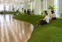 Relaxing Green Office Décor Ideas 36