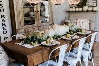 Awesome french farmhouse fall table design 01