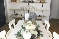 Awesome french farmhouse fall table design 04