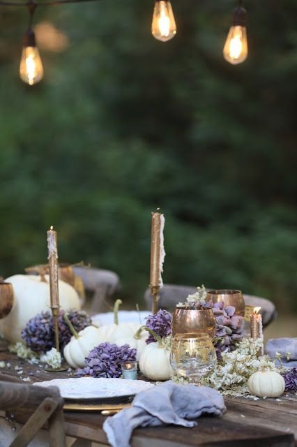 Awesome French Farmhouse Fall Table Design 08