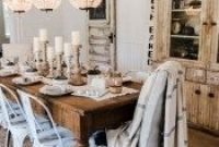 Awesome french farmhouse fall table design 13