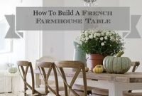 Awesome french farmhouse fall table design 14