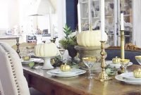 Awesome french farmhouse fall table design 15