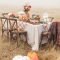 Awesome french farmhouse fall table design 29