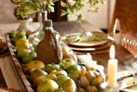Awesome french farmhouse fall table design 30