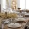 Awesome french farmhouse fall table design 33