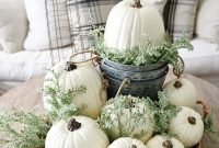 Awesome french farmhouse fall table design 36